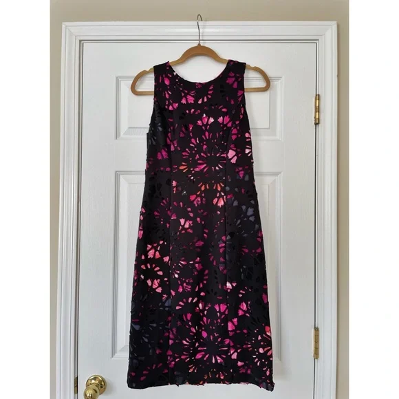 white christmas dresses Laser Cut-Out Floral Shift Dress – Armature